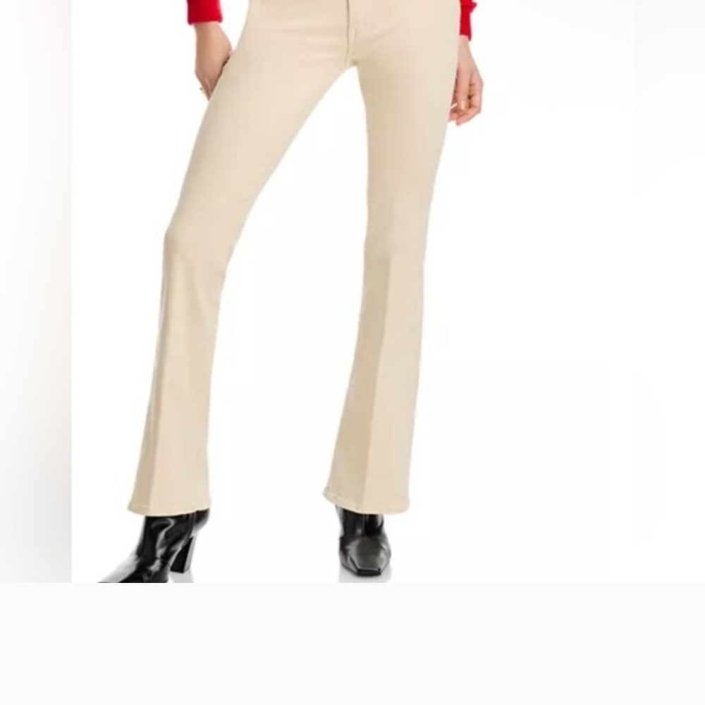 MOTHER Beige Flare Pants NWT